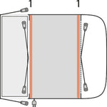 Cort structura pe aer CamperVan Outwell Newburg 160 Air - EVONomad