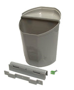 Cos de gunoi cu capac - 6 l - Gri - EVONomad