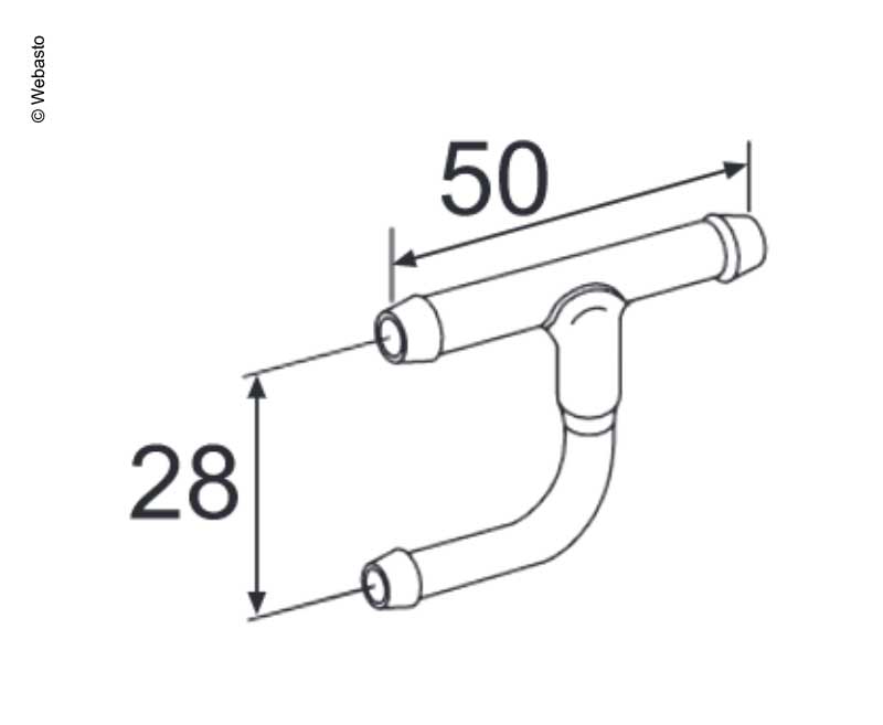 Cot la 90° 90mm - EVONomad