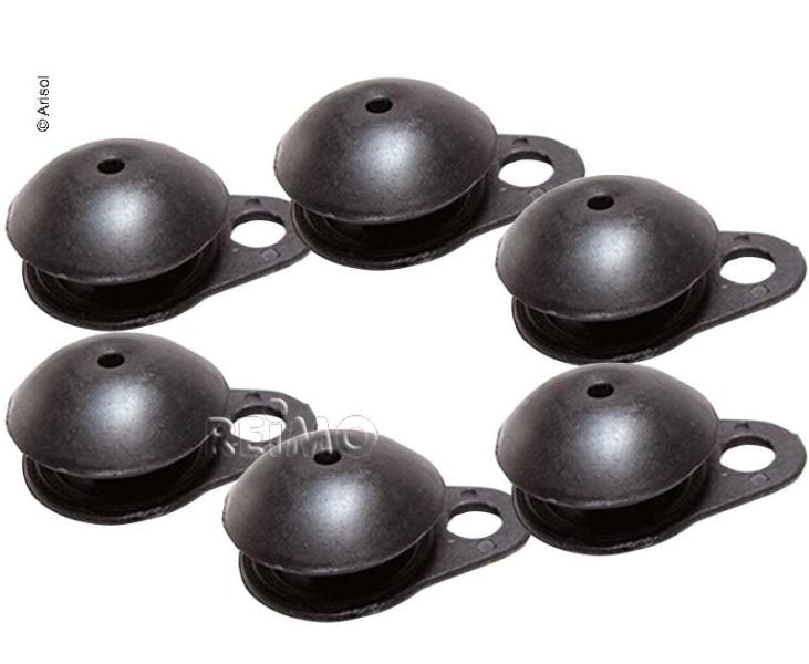 Covor, cleme de prindere covor cort, 6 buc - EVONomad