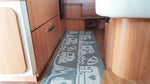 Covor living 50x150cm gri inchis, poliester/TPR - EVONomad