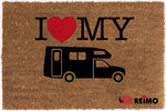 covoras de nuca de cocos 50x25cm - cu imprimeu „Motorhome - EVONomad