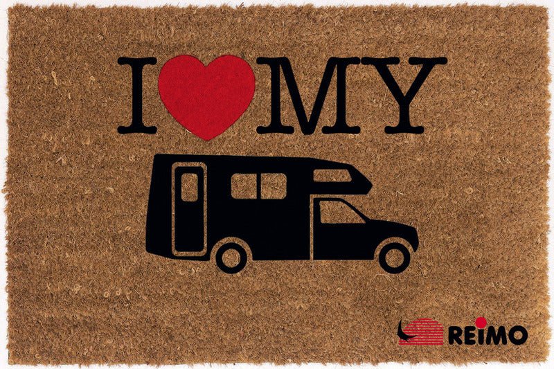 covoras de nuca de cocos 50x25cm - cu imprimeu „Motorhome - EVONomad