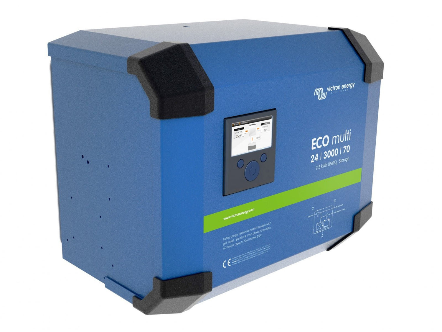 ECOmulti 24 3000 70 - 50 2,3 kWh LiFePO, s, z - EVONomad