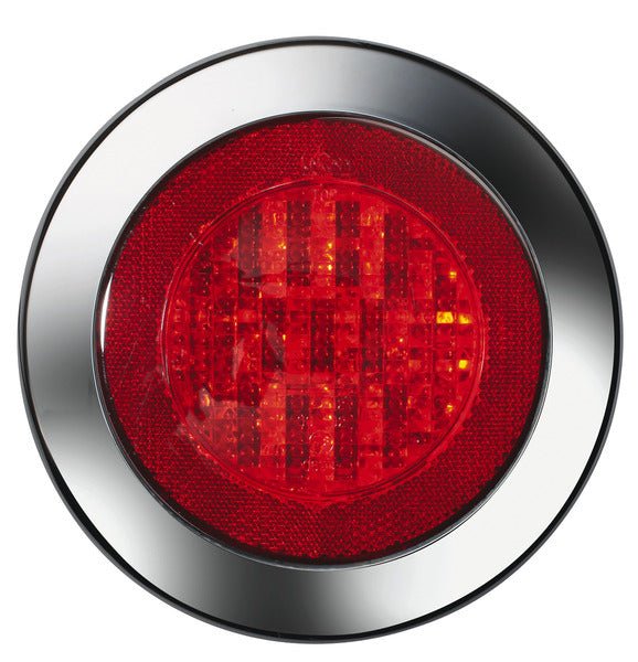 Fara de ceata spate LED 12V cu reflector - 4W - Rosu - EVONomad