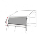 Fiamma Blocker - Perete frontal pentru Marchize - EVONomad
