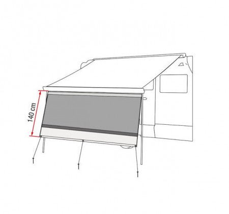 Fiamma Blocker - Perete frontal pentru Marchize - EVONomad