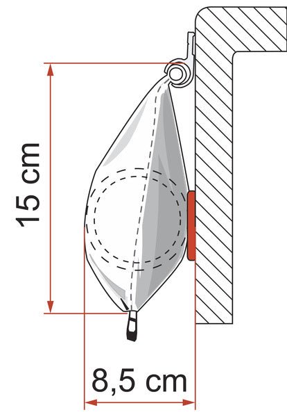 Fiamma Caravanstore ZIP - 2 culori - Diverse lungimi - EVONomad
