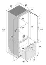 Frigider cu compresor Slim 250 CHR - 250 l - Gri - EVONomad
