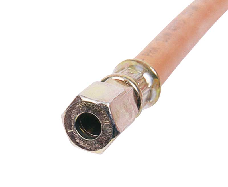 Furtun de gaz 40 cm - Piulita de racord 1/4" filet stanga pe ambele parti - EVONomad