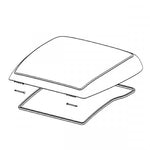 Geam de schimb pentru Trapa Mini Heki 400 x 400 mm - EVONomad