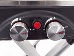 Gratar cu carucior Camp4 cu aprindere piezo, 50mbar, 3kW, 2 placi gratar - EVONomad