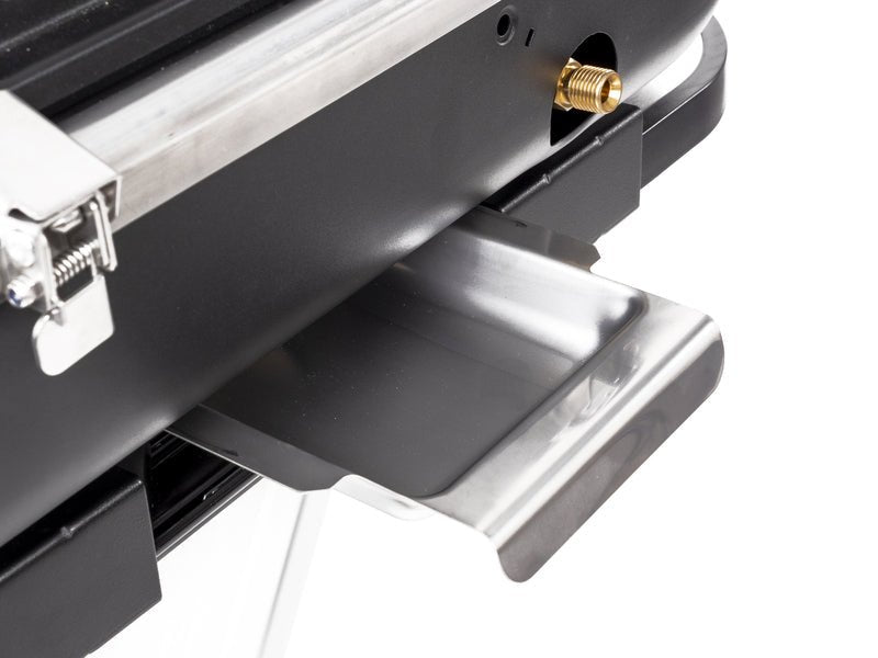 Gratar cu carucior Camp4 cu aprindere piezo, 50mbar, 3kW, 2 placi gratar - EVONomad