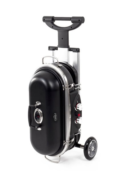 Gratar cu carucior Camp4 cu aprindere piezo, 50mbar, 3kW, 2 placi gratar - EVONomad