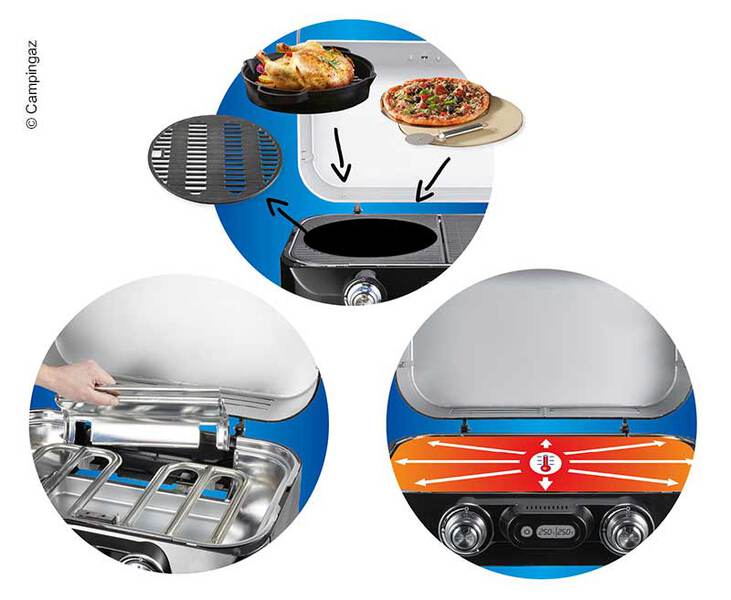 Gratar de masa Campingaz ATTITUDE 2100 EX, 30mbar, 5kW, aprindere InstaStart - EVONomad