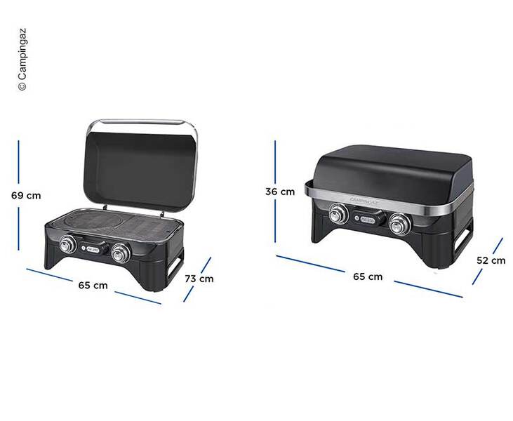 Gratar de masa Campingaz ATTITUDE 2100 EX, 30mbar, 5kW, aprindere InstaStart - EVONomad