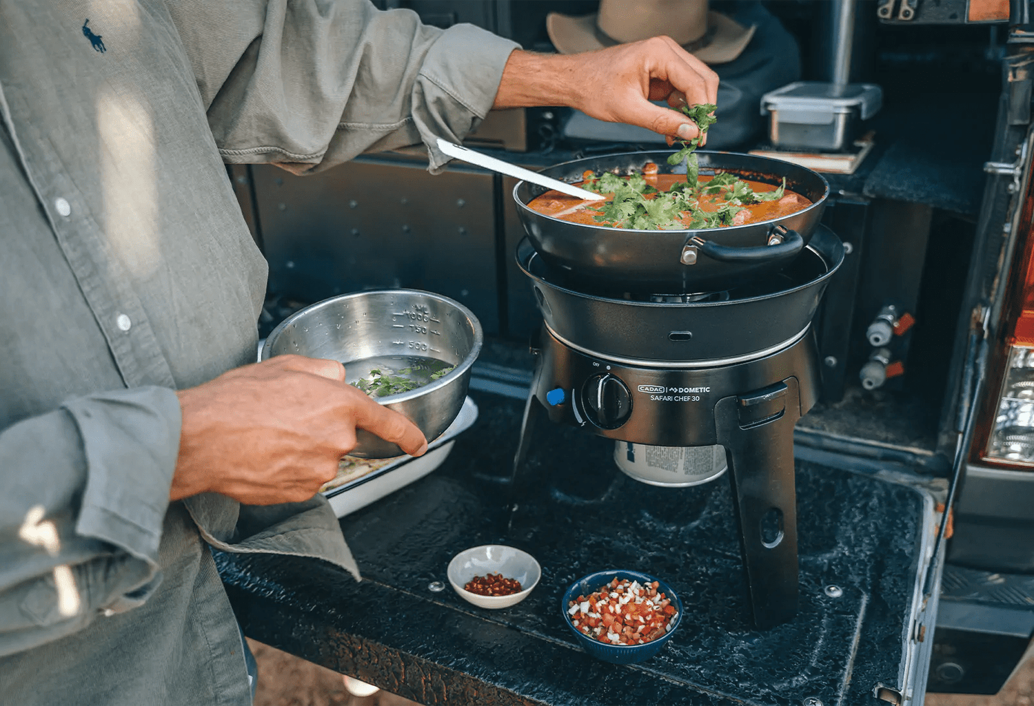 Gratar pe gaz - Cadac Safari Chef 30 LP/HP Deluxe - EVONomad