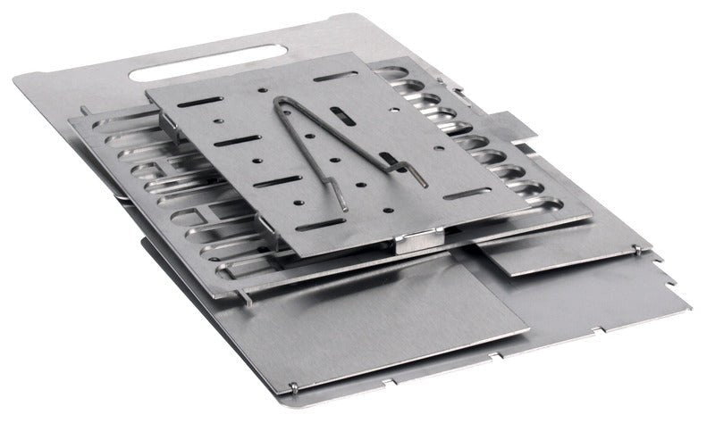 Gratar rabatabil din inox CAMP4 250x250x220 mm - EVONomad