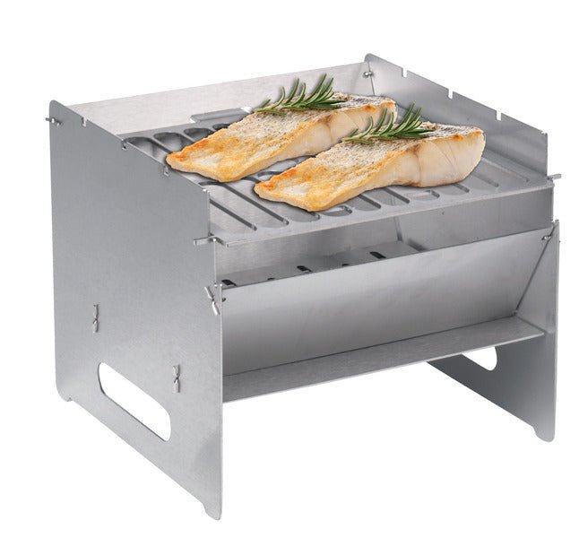 Gratar rabatabil din inox CAMP4 250x250x220 mm - EVONomad