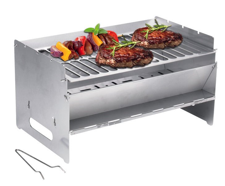 Gratar rabatabil din inox CAMP4 250x400x220 mm - EVONomad