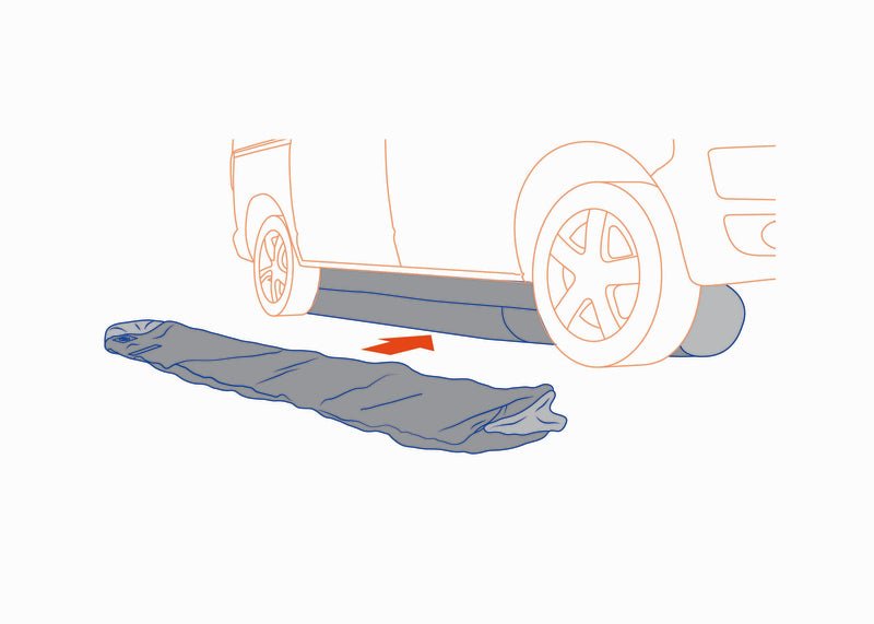 GT Seal Tube 500 - Fusta de podea gonflabila / paravan - EVONomad
