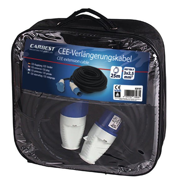 H07RN - F Cablu prelungitor CEE 3 x 2,5 mm² - 10 m - EVONomad