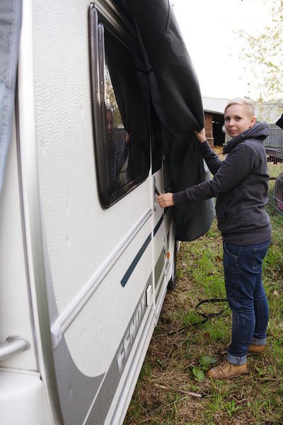 Husa de protectie caravana rezistenta la iarna si astfel respirabila - EVONomad
