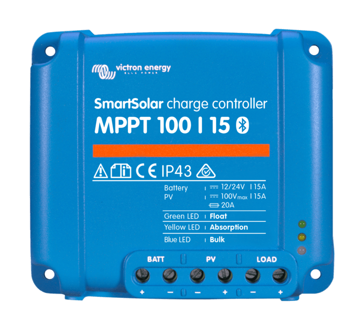 Incarcator solar 12V 24V 15A - SmartSolar MPPT 100 15 - EVONomad