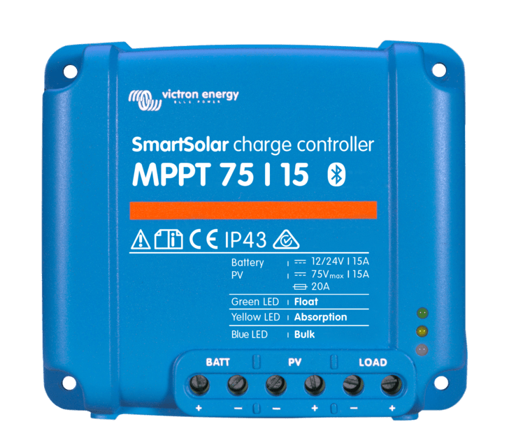 Incarcator solar 12V 24V 15A - SmartSolar MPPT 75 15 - EVONomad