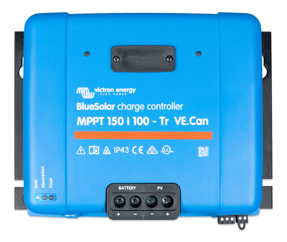 Incarcator solar 12V 24V 48V 100A - BlueSolar MPPT 150 100 - Tr VE.Can - EVONomad