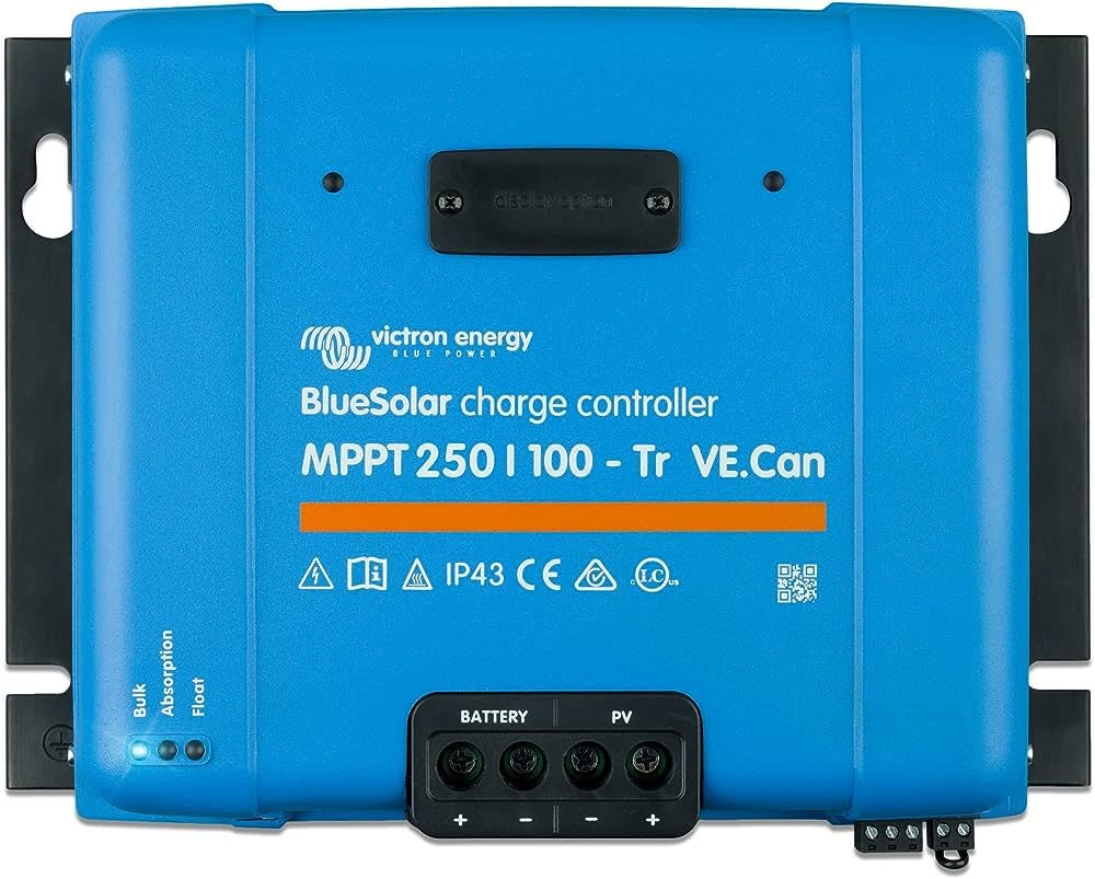 Incarcator solar 12V 24V 48V 100A - BlueSolar MPPT 250 100 - Tr VE.Can - EVONomad