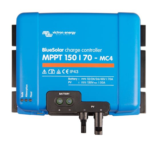 Incarcator solar 12V 24V 48V 70A - BlueSolar MPPT 150 70 - MC4 - EVONomad