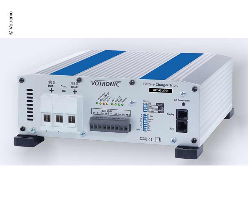 Încarcator triplu baterie VAC 45 - 10/25 - EVONomad
