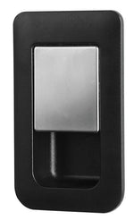 Inchidere 36 x 59 mm pentru grosimi usi 12 - 18 mm - negru mat / crom - EVONomad