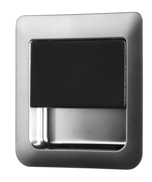 Inchidere 55 x 59 mm pentru grosimi usi 12 - 18 mm - crom mat / negru - EVONomad
