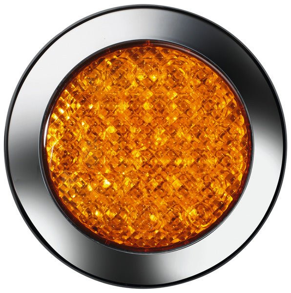 Indicator LED, 12V, 3/W galben IP67 cablu 500 mm - EVONomad