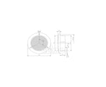 Indicator LED, 12V, 3/W galben IP67 cablu 500 mm - EVONomad