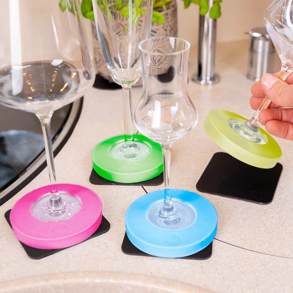 Inel magnetic pentru pahar cu picior - set de 6 - EVONomad