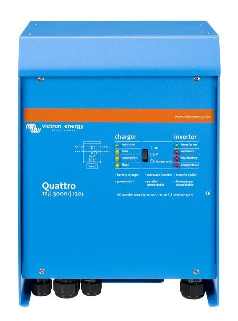 Invertor cu charger 12V 3000VA - Quattro 12 3000 120 - 50 50 - EVONomad