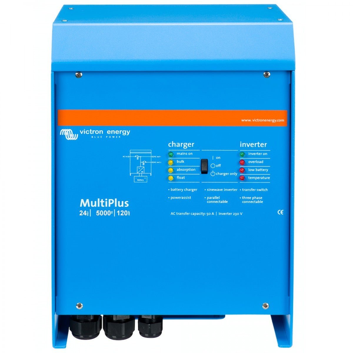 Invertor cu charger 24V 5000VA - MultiPlus 24 5000 120 - 100 - EVONomad