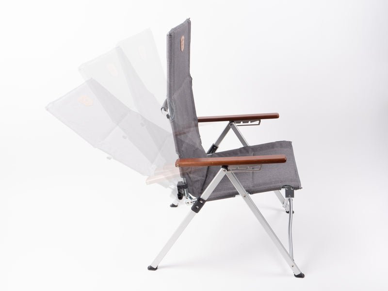 Joplin Luxury - Scaun pliant tapitat cu cadru din aluminiu - EVONomad