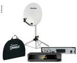 Kit satelit portabil de 65 cm cu LNB si receptor Easy - Find - EVONomad