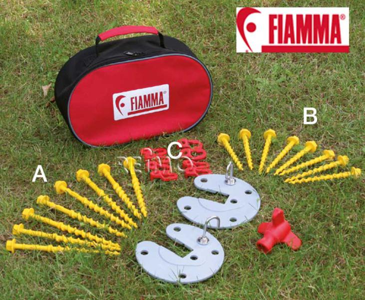 Kit sistem de cuie la sol Fiamma Cuie pentru copertine, 27 buc - EVONomad