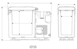 Lada frigorifica pentru compresor CabCooler 14 - 12 / 24 V - EVONomad