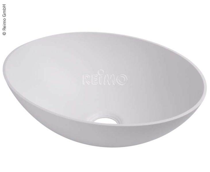 Lavoar oval alb, dimensiuni: 400x290 mm, H135 mm - EVONomad