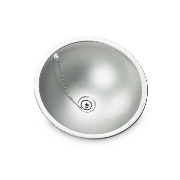 Lavoar rotund incorporabil din otel inoxidabil - 325 mm - EVONomad