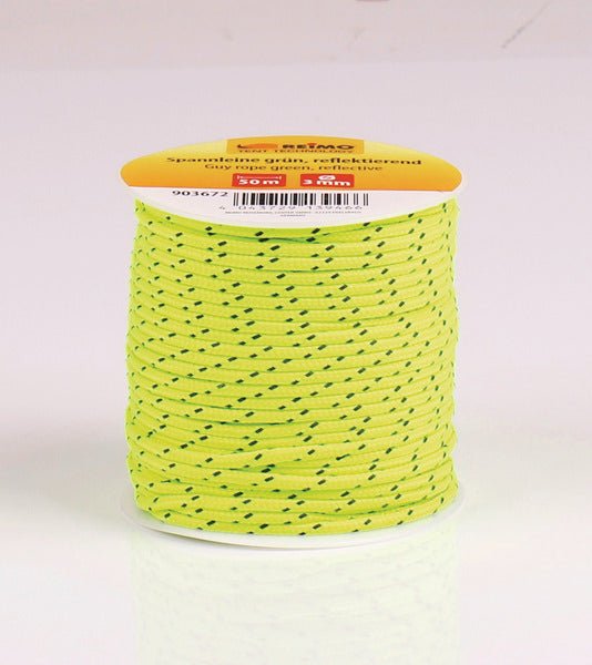 Linie de tensiune verde 50m Ø3mm, reflectorizante - EVONomad