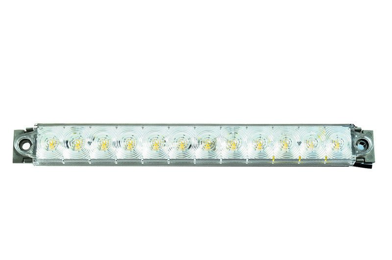 Lumina intermitenta LED transparent/crom, Cat2a, 9 - 32V, 2,4W W IP67, cablu 500mm - EVONomad