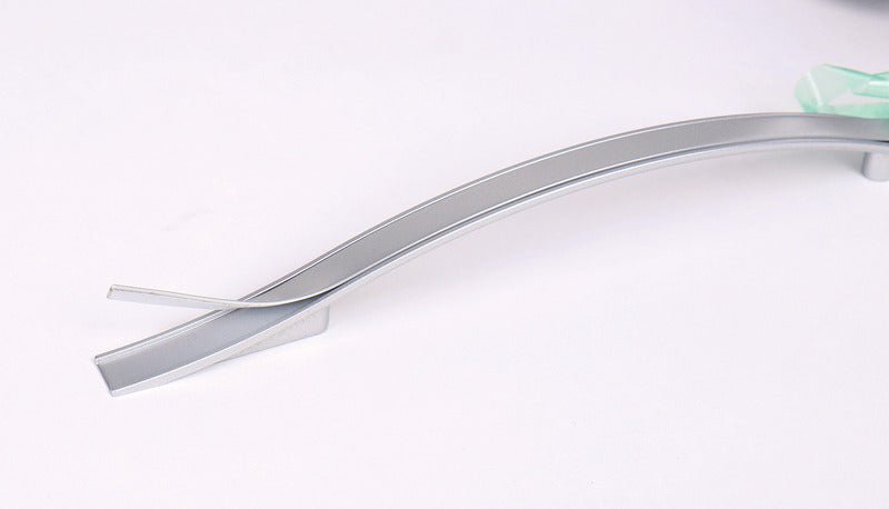 Maner dulap argintiu, lacuit mat, lungime 160mm - EVONomad