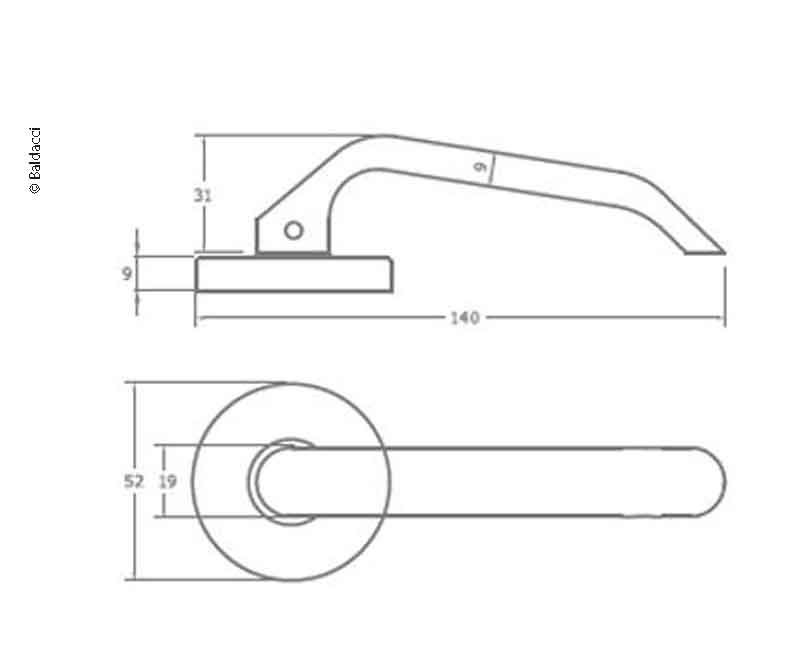 Maner usa V1786 cromat - EVONomad